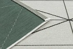 Alfombra de cuerda sisal COLOR 19447/062 Rombos Triángulos crema