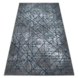 Alfombra acrílica VALENCIA 3949 INDUSTRIAL gris/azul