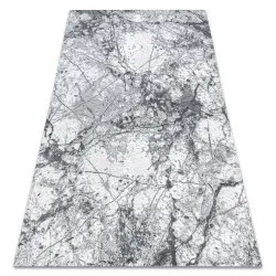 Alfombra acrílica VALENCIA 073 Mármol gris claro / gris oscuro