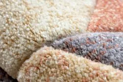 Alfombra FEEL 5673/17931 espina de pescado beige/terracota/violet