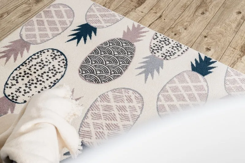 Alfombra HEOS 78464 Piña crema/rosa/azul/gris
