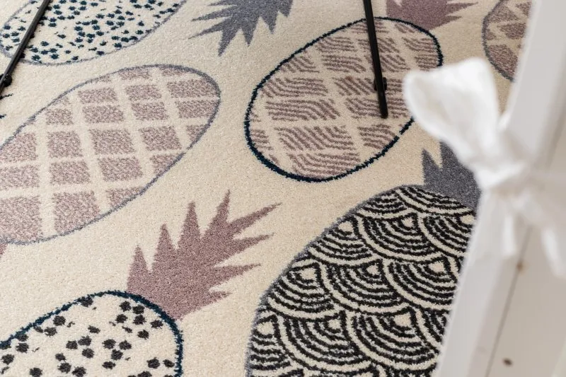 Alfombra HEOS 78464 Piña crema/rosa/azul/gris
