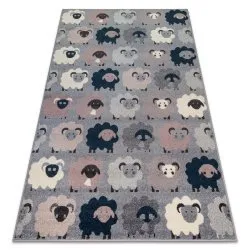 Alfombra HEOS 78468 Ovejas gris/azul