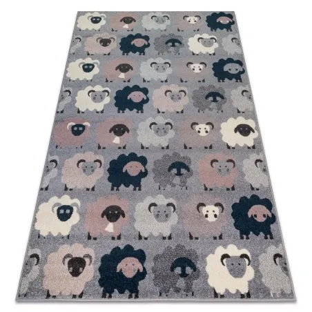 Alfombra HEOS 78468 Ovejas gris/azul