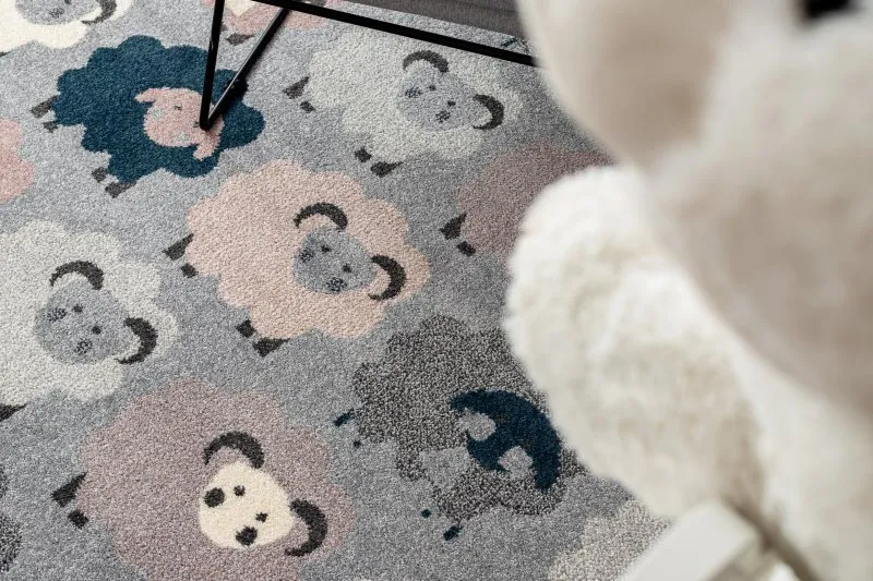 Alfombra HEOS 78468 Ovejas gris/azul