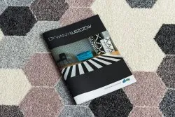 Dywan HEOS 78537 szary / różowy / krem SZEŚCIOKĄT