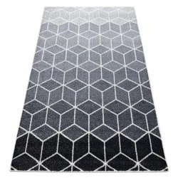 Alfombra HEOS 78590 crema / plata / antracita CUBO