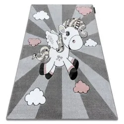 Alfombra PETIT UNICORN UNICORNIO gris