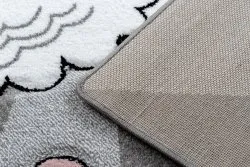 Alfombra PETIT UNICORN UNICORNIO gris