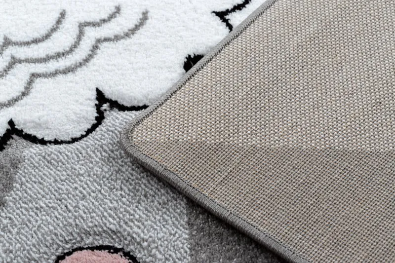 Alfombra PETIT UNICORN UNICORNIO gris
