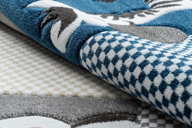 Alfombra PETIT ZOO Animales crema/gris