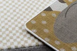 Alfombra PETIT ZOO Animales crema/gris