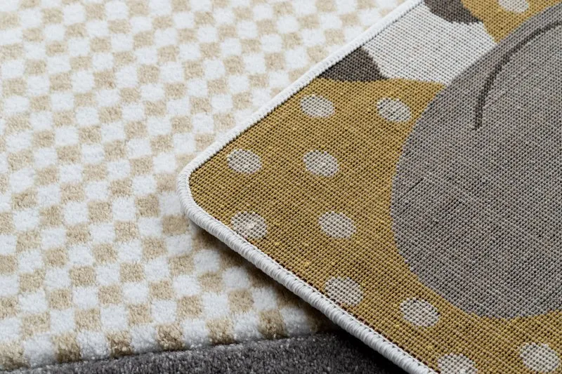 Alfombra PETIT ZOO Animales crema/gris