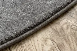 Alfombra PETIT UNICORN UNICORNIO círculo gris