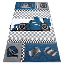 Alfombra PETIT RACE CARRERA FORMULA 1 COCHE azul