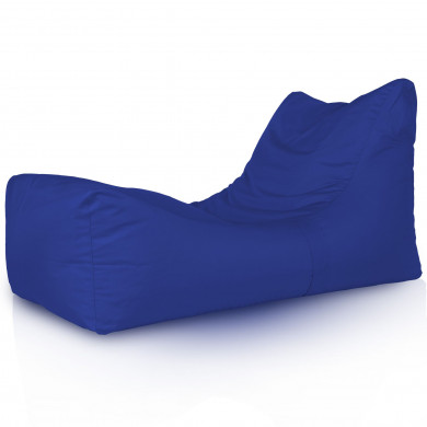 Azul oscuro Sillón Lounge Atenas Exterior nylon