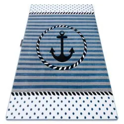 Alfombra PETIT MARINE ANCLA MAR azul