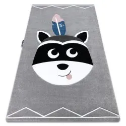 Alfombra PETIT RACCOON MUKKI MAPACHE gris