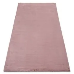 Alfombra BUNNY rosa Imitación de piel de conejo