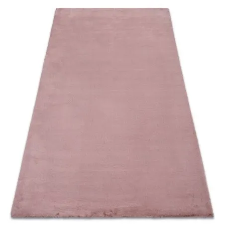 Alfombra BUNNY rosa Imitación de piel de conejo