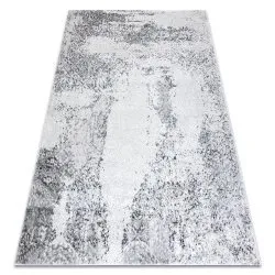 Alfombra MEFE moderna 8731 Vintage - Structural dos niveles de vellón gris
