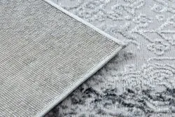 Alfombra MEFE moderna 8731 Vintage - Structural dos niveles de vellón gris