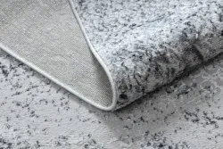 Alfombra MEFE moderna 8731 Vintage - Structural dos niveles de vellón gris