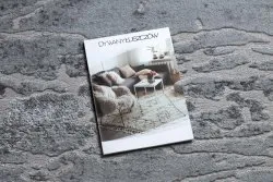 Dywan MEFE nowoczesny  Koło 6182 Beton - Strukturalny, dwa poziomy runa szary