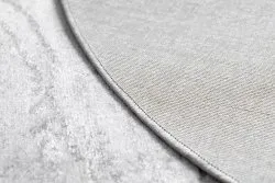 Dywan MEFE nowoczesny  Koło 6182 Beton - Strukturalny, dwa poziomy runa szary