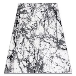 Alfombra moderna COZY 8871 Marble, Mármol - Structural dos niveles de vellón gris