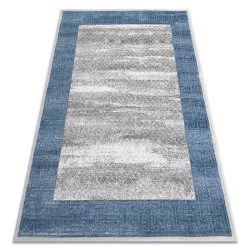 Alfombra NOBLE moderna 1512 68 Marco, griego vintage - Structural dos niveles de vellón crema / azul