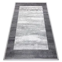 Alfombra NOBLE moderna 1512 64 Marco, griego vintage - Structural dos niveles de vellón crema / gris