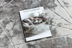 Dywan NOBLE nowoczesny 1515 64 Marmur, geometryczny - Strukturalny, dwa poziomy runa krem / szary