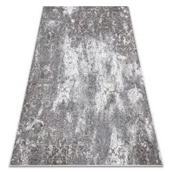Alfombra NOBLE moderna 6773 45 Ornamento vintage - Structural dos niveles de vellón crema / gris
