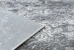 Dywan NOBLE nowoczesny 6773 45 Ornament vintage przecierany - Strukturalny, dwa poziomy runa szary