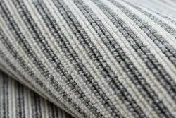 Alfombra SPRING 20411332 Sisal líneas, marco bucle - gris