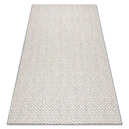Dywan SPRING 20467332 Jodełka, chevron sznurkowy, pętelkowy - krem