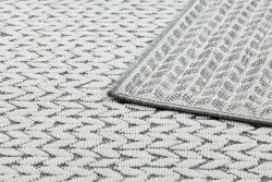 Dywan SPRING 20467332 Jodełka, chevron sznurkowy, pętelkowy - krem