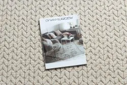 Dywan SPRING 20467558 Jodełka, chevron sznurkowy, pętelkowy - beż