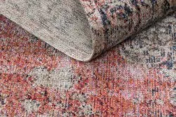 Alfombra moderna MUNDO E0691 ornamento, vintage exterior rojo / beige