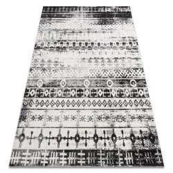 Alfombra moderna MUNDO E0592 étnico exterior beige / negro