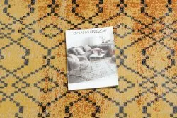 Dywan nowoczesny MUNDO D5751 glamour outdoor pomarańcz / czarny