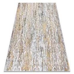 Alfombra GLOSS moderno 8487 63 Ornamento elegante, glamour oro / beige