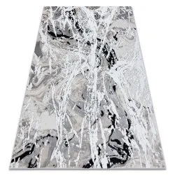 Alfombra GLOSS moderno 8488 37 Abstracción elegante, glamour beige / gris
