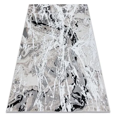 Dywan GLOSS nowoczesny  8488 37 Abstrakcja stylowy, glamour beż / szary