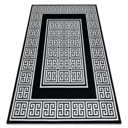 Alfombra GLOSS moderno 6776 85 elegante, marco, griego negro / marfil