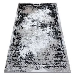 Alfombra GLOSS moderno 8493 78 vintage, elegante, marco gris / negro
