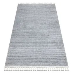 Alfombra SEVILLA PC00B rayas gris Franjas Bereber Marroquí Shaggy