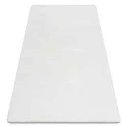 Alfombra de lavado moderna POSH shaggy, felpa, gruesa marfil