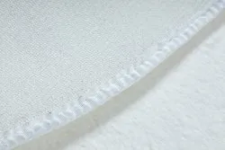 Alfombra de lavado moderna POSH circulo shaggy, felpa, gruesa antideslizante, marfil